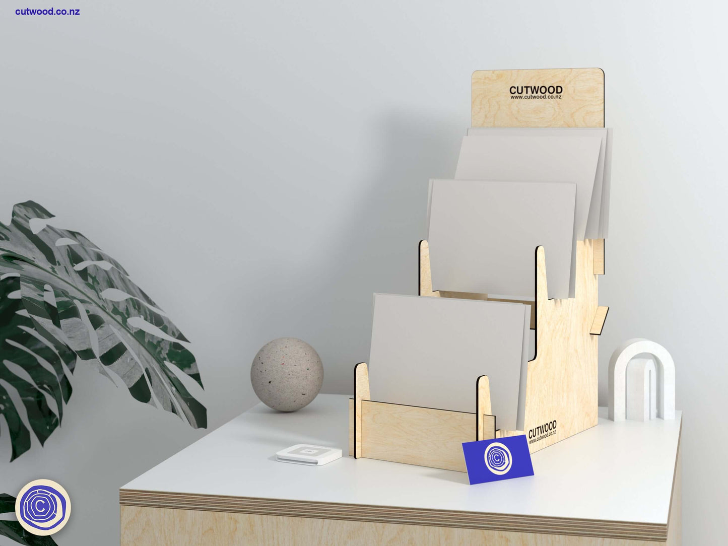 Postcard Print Display Stand - Digital File