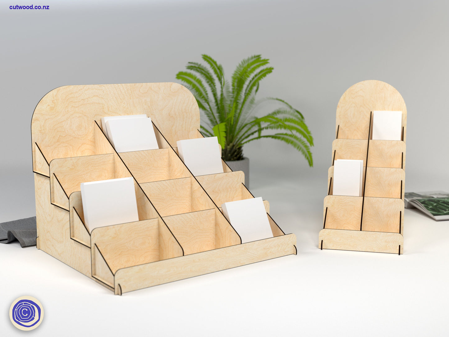 Retail Counter Display Stand - 4 Different Sizes - Digital File