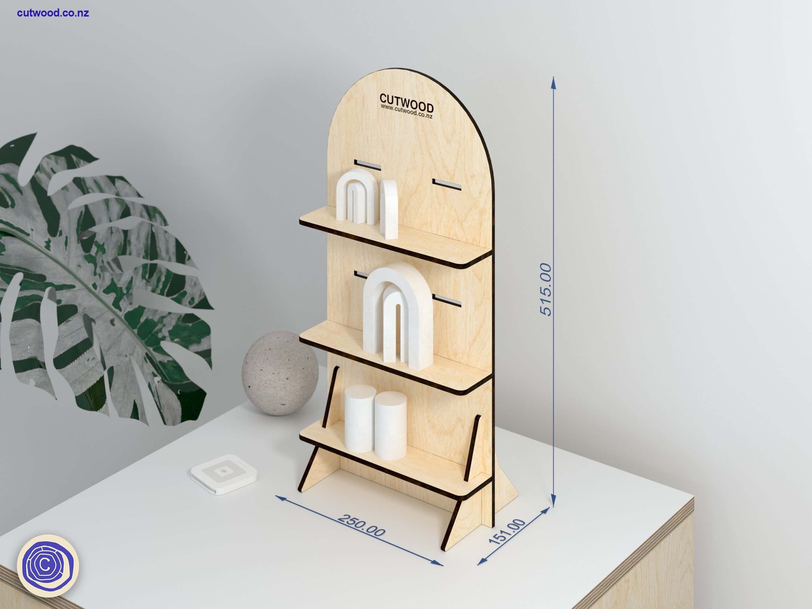 Laser Cut Files I Adjustable Display Stand