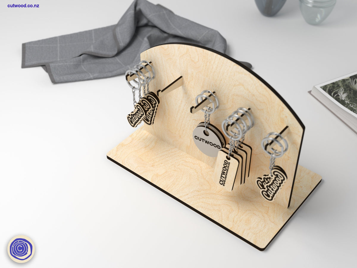 Keychain Table Display Keychain Display Stand SVG File, 45% OFF