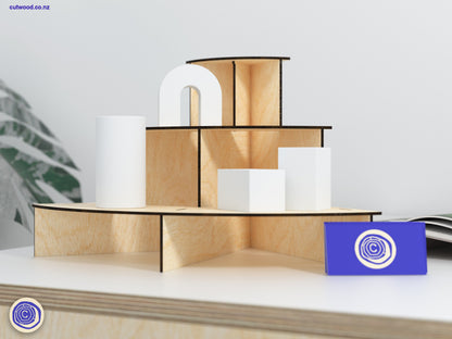 Corner Retail Counter Display Stand - Digital File
