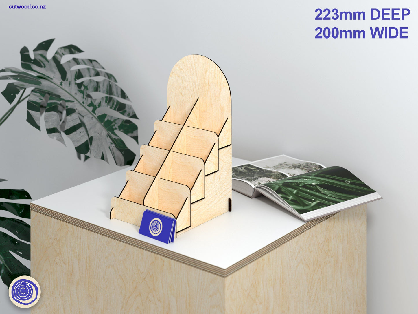 Retail Counter Display Stand - 4 Different Sizes - Digital File