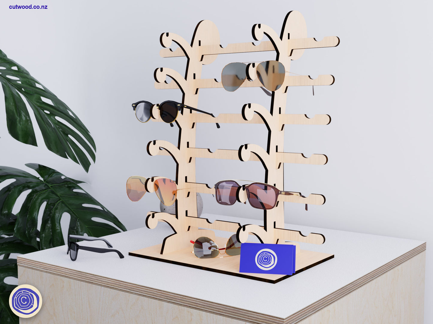 Sunglasses Retail Stand Display - Digital File